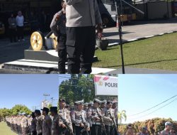 “Mapolres Kampar Aman Terkendali! Sispam Mako Uji Kesiapsiagaan, Penyerang Dilumpuhkan dengan Tindakan Tegas Terukur!”