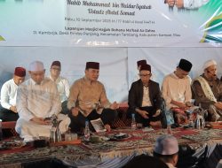 Kapolda Riau dan UAS Hadiri Tabligh Akbar Maulid Nabi di Kampar! Ribuan Jamaah Padati Lapangan Masjid Hj. Rohana!