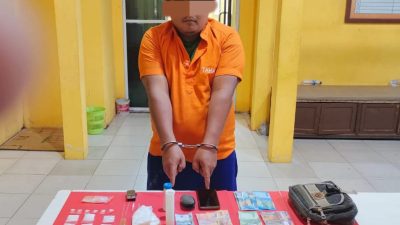 Tanpa Ampun, Kapolsek Tapung Hilir Sikat Bandar Narkoba di Desa Kota Garo