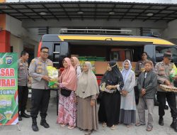 Peduli Sesama, Polres Kampar Hadirkan Pasar Murah di Bangkinang! Kapolres: Kami Ingin Masyarakat Terbantu!