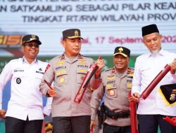 Kapolda Riau Pimpin Apel Satkamling di Dumai