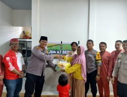 Kapolsek Kampar ‘Blusukan’ ke Desa Sawah, Salurkan Bansos dan Jalin Silaturahmi dengan Warga!