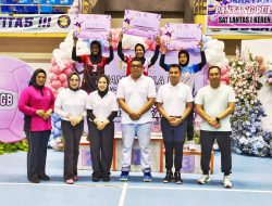 HKGB ke-73 Meriah, Kapolres dan Ketua Bhayangkari Tutup Turnamen Bola Voli dengan Penuh Semangat!