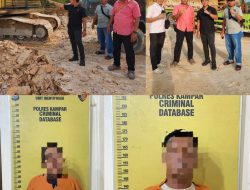 Satreskrim Polres Kampar Bergerak Cepat, Galian C Ilegal di Tapung Diobrak-abrik, 2 Pelaku Tak Berkutik!