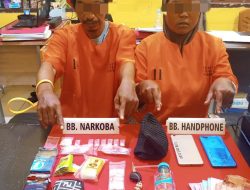 Satresnarkoba Polres Kampar Tangkap Suami Istri Pengedar Narkoba