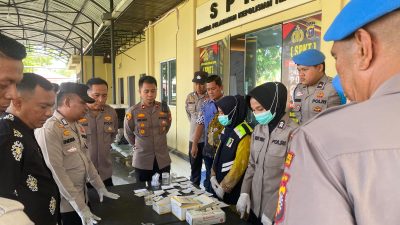 Wakapolres Kampar Pimpin Tes Urine Mendadak, Bukti Keseriusan Polres Kampar Berantas Narkoba dari Internal!