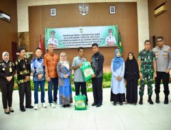 Bupati Kampar Salurkan Bantuan Sosial Berupa Beras sebanyak 2.548 Penerima