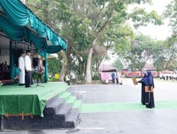 Bupati Kampar Pimpin Upacara Hari Santri Nasional