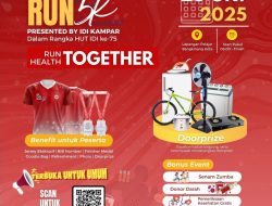 IDI Kampar Gelar Fun Run 5K, Dalam Rangka HUT IDI ke-75 tahun 2025