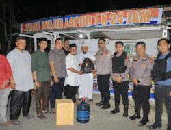 Sentuhan Humanis Kapolres Kampar: Kunjungi Pos Siskamling, Dengarkan Keluh Kesah Warga, Beri Semangat Jaga Lingkungan!