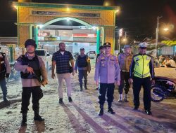 Kapolsek Tapung Hilir Pimpin Apel RAGA dan Gelar Patroli Dialogis Keliling Desa