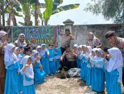 Polsek Kampar ‘Go Green’, Edukasi Anak TK Cinta Lingkungan Sambil Cek Kesehatan Gigi!