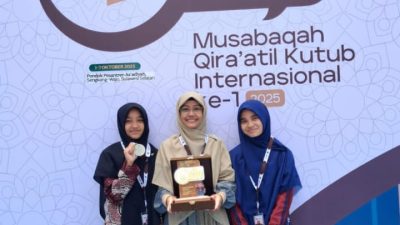 Asyifa Azahra Madina Santri Daarun Nahdhah Thawalib Bangkinang, Raih Juara 2 Cabang Nahwu Ula Tingkat Nasional