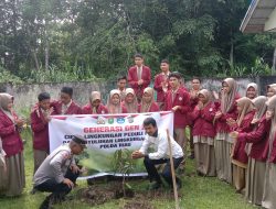 Green Policing Sasar Sekolah, Polisi Kampar Ajak Siswa MAN 2 Peduli Lingkungan, Jauhi Sampah Plastik!