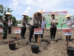 Polres Kampar Bergerak Tanam Jagung! Kapolres: ‘Ini Bukti Polri Ikut Amankan Pangan Nasional!