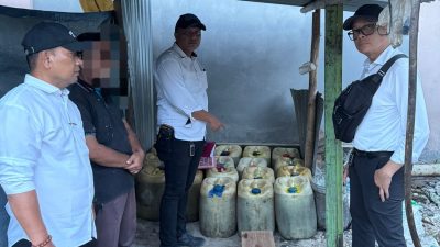 Satreskrim Polres Kampar Tangkap Pelaku Penyalahgunaan BBM Jenis Solar