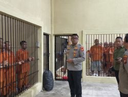 Kapolres Kampar ‘Blusukan’ di Pagi Hari, Pastikan Tahanan Sehat, Petugas Siaga Jaga Keamanan!