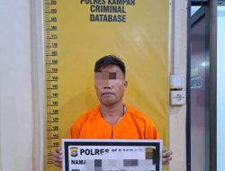 Cabuli Anak Tiri Hingga Hamil 5 Bulan, Pelaku Diamankan Polres Kampar