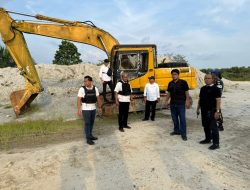 Sat Reskrim Polres Kampar dan Intel Kodim 0313 KPR Sikat Galian C Ilegal di Pasir Sialang, Bukti Komitmen Jaga Lingkungan!