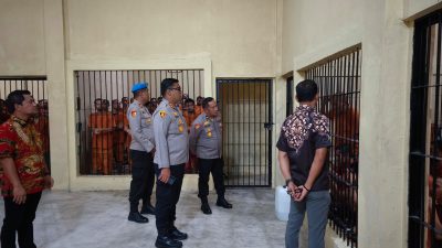 Kapolres Kampar Turun Langsung Cek Kondisi Rutan, Pastikan Personel Piket Siap Siaga Jaga Tahanan!