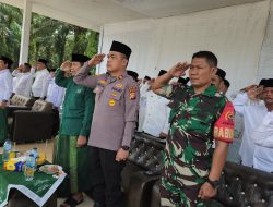 Hari Santri Nasional di Kampar Kiri Tengah, Camat Jadi Pembina, Kapolsek Ikut Jaga Keamanan, Santri Siap Menuju Peradaban Duni