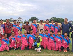 SMPN 1 Kampar VS SMPN 2 Tapung Laga Tanding Piala Dandim 0313/KPR