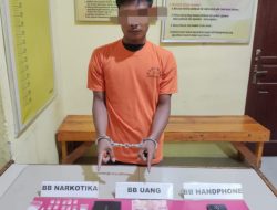 Polsek Kampar Kiri Hilir Tangkap Pengedar Narkoba 5,68 gram sabu-sabu Ikut Diamankan