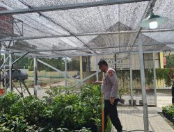 Sentuhan Tangan Kapolres Kampar Lestarikan Alam, Siram Bibit di Bank Pohon, Ajak Masyarakat Menanam untuk Masa Depan!