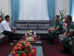Bupati Kampar dan Danyon 132/BS Perkuat Sinergi Ketahanan Pangan