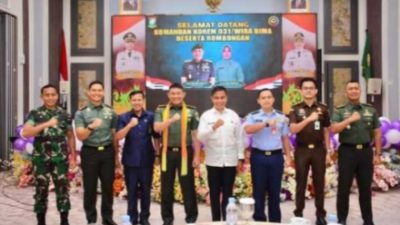 Bupati Kampar Sambut Hangat Kunjungan Dandrem 031/WB