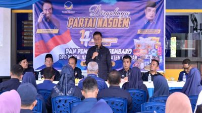 Bupati Kampar Hadiri Peringatan HUT ke-14 Partai NasDem di Bangkinang Kota