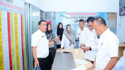 Kominfo Kampar Sambut Tim Penilai Bupati Awards