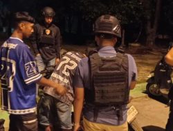Tim Raga Polres Kampar ‘Gencar’ Patroli, Beri Himbauan, Cek Barang Bawaan, Cegah Potensi Kejahatan, Jaga Kamtibmas di Bangkinang!