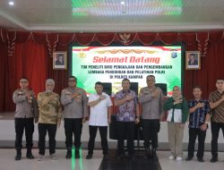 Polres Kampar Jadi ‘Laboratorium’ Evaluasi Mutu Pendidikan Polri, Kapolres: ‘Hasil Penelitian Penting untuk Tingkatkan Kualitas SDM!