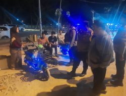 Kapolsek Bangkinang Kota ‘Pimpin’ Patroli RAGA, Kapolres: ‘Cegah Kriminalitas, Jamin Keamanan Warga