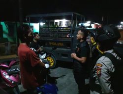 Tim RAGA Polsek Kampar Kiri Hilir ‘Gelar’ Patroli Skala Besar, Kapolres: ‘Sikat Habis Curas, Curat, Curanmor