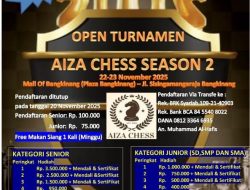 Aiza Chess Club Siap Gelar Open Turnamen Catur Season II se-Sumatera, Pecatur Master Diprediksi Ramaikan Bangkinang