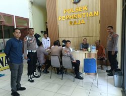 Polsek Perhentian Raja ‘Gelar’ Cek Kesehatan Gratis, Personel & Tahanan ‘Sehat’ Jasmani dan Rohani