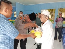 Jumat Barokah, Polsek Kampar Berbagi di Desa Ranah