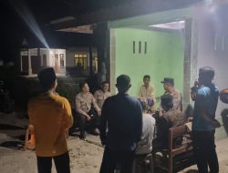 Sat Binmas Polres Kampar Sambangi Pos Satkamling Laboy Jaya