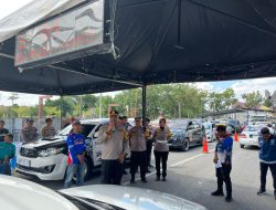 Operasi Zebra Gandeng Dragbike & Dragrace, Kapolres Kampar Kampanyekan Keselamatan di Ajang Balap