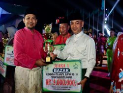 Stand Bazaar MTQ Ke-54 Kecamatan Tambang Sabet Juara Pertama