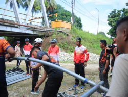 Bupati Kampar Tinjau Posko Siaga Bencana di Pulau Lawas