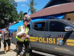 Bantuan Logistik Polda Riau Tiba di Sumbar, Disalurkan ke Posko Bencana