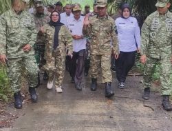 Dibangun Tahun Depan, Bupati Kampar Tinjau Lokasi Pembangunan Jembatan di Desa Bukit Melintang