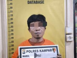 Polres Kampar Tangkap Pelaku Pencabulan Anak Tiri di Bangkinang Kota