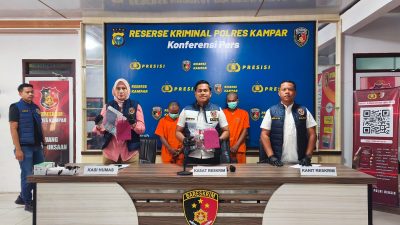 Satreskrim Ekpos Dua Kasus Menonjol, Tunjukkan Komitmen Dalam Pemberatan Kriminalitas di Kampar!