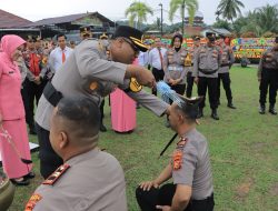 82 Personel Polres Kampar Naik Pangkat, Kapolres: Beri Motivasi