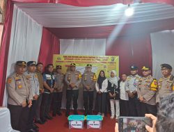 Kapolres Kampar Cek Pospam Exit Tol, Utamakan Pelayanan