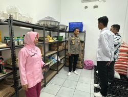 Waka Polres Kampar Cek Dapur SPPG di Desa Teluk Kenidai, Ini Harapannya!